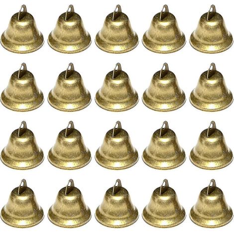 20 Campanas Decorativas Campanas Manualidades Cascabeles Campanas de Boda Campanas Decorativas Adornos Colgantes para Árbol de Navidad (1/5)