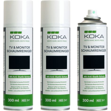 3x TV & Monitor Schaumreiniger je 300ml (1/5)