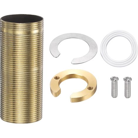 Rallonge robinet 60x32mm inox tige filetée pied haut cuivre (1/5)
