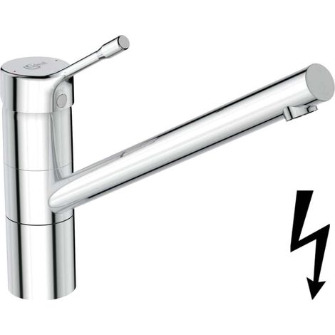 Ideal Standard Küchenarmatur Ceralook, ND, m.hohem Auslauf, Ausld.230mm, Chrom, BC296AA (1/2)
