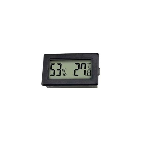 Mini termometro digitale LCD, igrometro e misuratore di temperatura e umidità (set da 5 pezzi) - Crezuo (1/4)