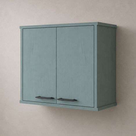 Pensile sospeso 60x34 cm in PVC verde scuro con ripiano Smeraldo (1/5)