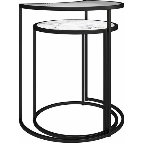 Moon PhasesBanc de salle à manger en tissu anthracite avec pieds en métal noir (1/5)