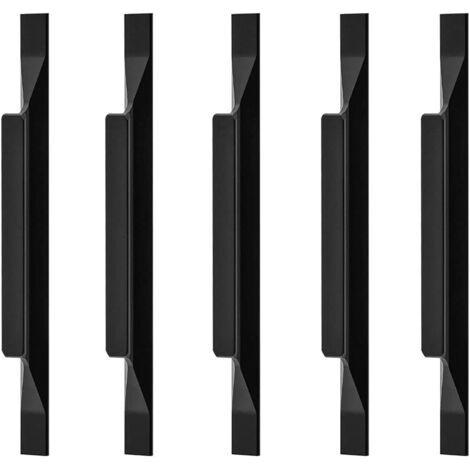(10 Stück) Griffe aus europäischer Aluminiumlegierung für Küchenschränke, Kleiderschrankgriffe, Gesamtlänge 160 mm, Lochabstand 9 (1/5)