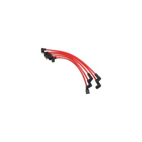 Câbles d'allumage haute tension en silicone rouge de 8 mm pour bougies MGB 1800 cm³, modèles DEBUNS (1/2)