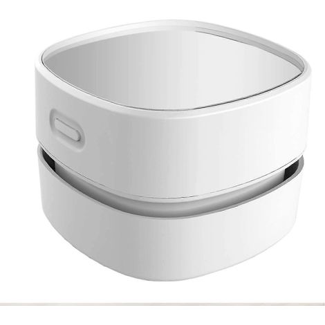Aspirateur de bureau (blanc), mini aspirateur de bureau conomie d'nergie, autonomie leve de la batterie jusqu' 90 minutes, conception sans fil et (1/5)