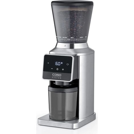 CASO BaristaChef Inox Pro elektrische Kaffeemühle, 51/58 mm