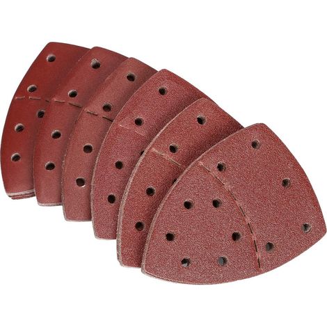 60 feuilles abrasives crochet et boucle, grains 40/60/80/120/180/240, ponceuse multi (1/5)