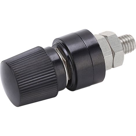 Connecteur M8 Nickelé 5 Pièces pour Poste à Souder Inverter - Borne de Masse Noir