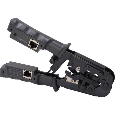 Outil réseau trois-en-un HT-N5684CR 4P/8P/6P avec testeur - Pince à sertir (1/5)