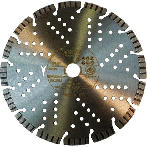 Disque de tronconnage a diamant 230 x 22 mm
