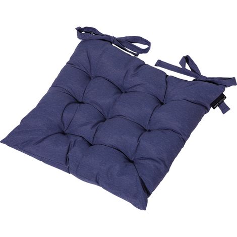 Galette de chaise de jardin Toscane Panama Safier Blue 46 x 46 cm (1/5)