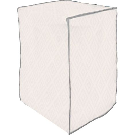 MAURY'S COPRILAVATRICE IN TESSUTO 60X60X80CM IN COLORE BIANCO