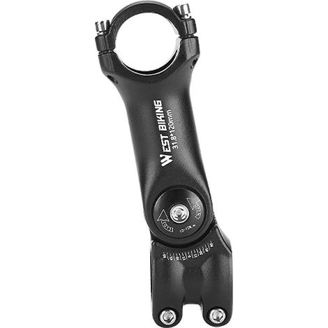 Verstellbarer Fahrradlenker-Vorbau, variabler Winkel 60 Grad, Aluminiumlegierung, Rennradlenker-Erhöhung