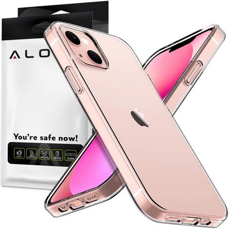 Custodia in silicone Alogy trasparente per Apple iPhone 14 Plus (1/4)