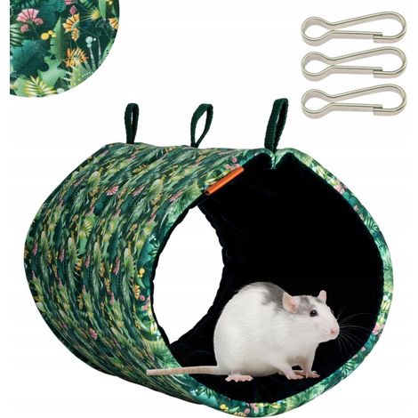 Matelas suspendu pour hamac de grotte tunnel pour cage en tissu 33x19cm (1/5)