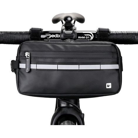 Borsa da serbatoio per moto, borsa porta attrezzi universale per moto, borsa laterale per moto da 3 litri, borsa per paraurti posteriore, marsupio multifunzionale, accessori per esterni, borsa porta a (1/4)