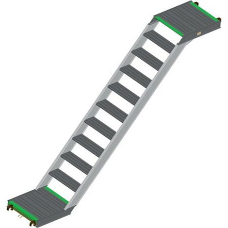 Scala da cantiere 2.50m di lunghezza per 2.00m di altezza - 4240020