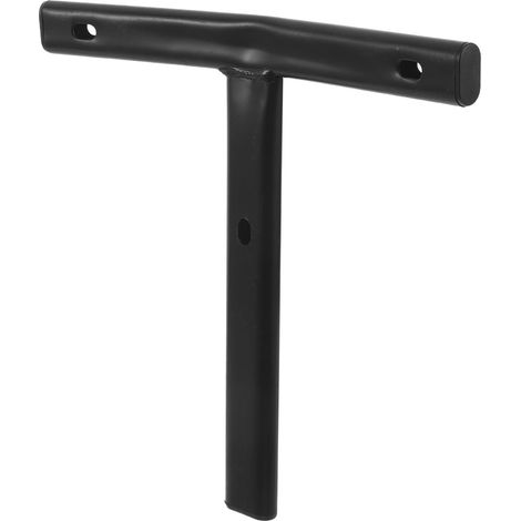 Support de dossier chaise longue en acier inoxydable noir, forme (1/5)