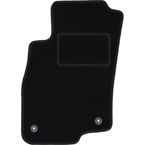 Alfombrilla de conductor negra para Alfa Romeo Mito hatchback (2008-2019)