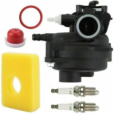 Kit carburatore per Briggs & Stratton 593261 595656 591979 591160, per motore tosaerba 300E 450E 500E 550EX 500 125cc 140cc, 08P502 8P502 02 00000 9P602 9P602 (1/5)