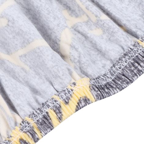 Housse de canapé en fibre de polyester haute élasticité, protection pour canapé, accessoire de mobilier, grise (4 places) (1/5)