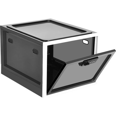 Petit coffre-fort Boîte Verrouillable Boîte De Verrouillage Transparente De Grande Capacité For Boîte De Rangement For Réfrigérateur, Aliments, Collations, Téléphone, Prison For Tablette, Sécurité À D (1/5)