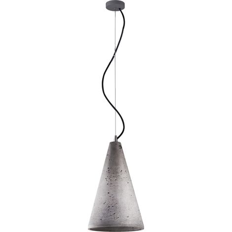Suspension béton VOLCANO L Nowodvorski Ø19 E27 60W grise (1/2)