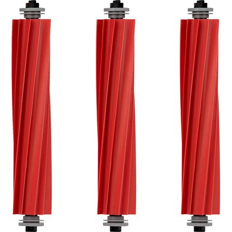 (3 pièces) Brosses à rouleau Pièces de rechange pour brosse principale en caoutchouc pour Roborock S7 S7+ S7 MaxV S7 MaxV Plus S7 MaxV Ultra Q7 Q7+ Q7 Max Q7 Max+ Q5+ Q5 Q Revo, kit d'accessoires (1/5)