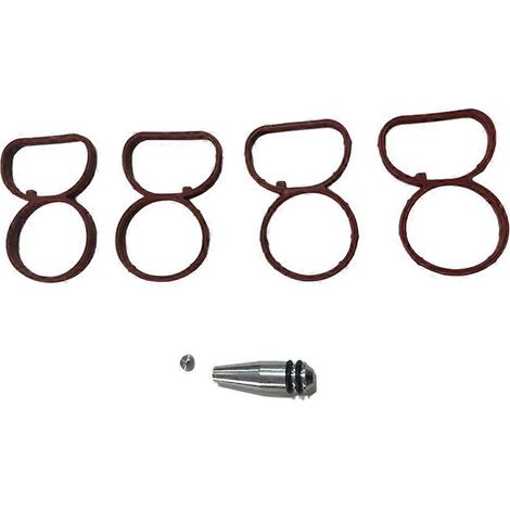 Kit de réparation de collecteur d'admission, kit de bouchons pour soupape de turbulence d'admission 11618507239 11617801438 pour moteur BMW N47 2.0 D (1/5)