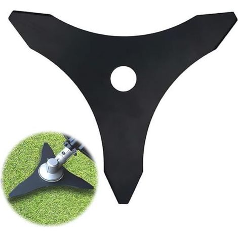Lame universelle à 3 dents pour débroussailleuse, 25,4 x 255 mm. (1/4)