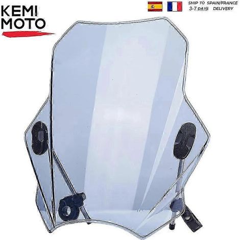 Motorcycle Windscreen Windshield Universal For Yamaha Mt09 Mt07 R1 R3 Ys250 K 1600 Gtl Xl600v Vfr 80 R1200rs Cbf500 Gn125-2f( Transparent) (1/5)