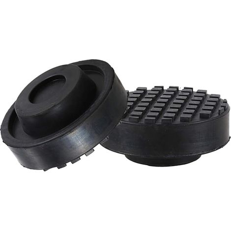 Lntyq 2 Pièces Universal Jack Pad en Caoutchouc, Bloc Tampon en Caoutchouc, Accessoire de Voiture pour Cric