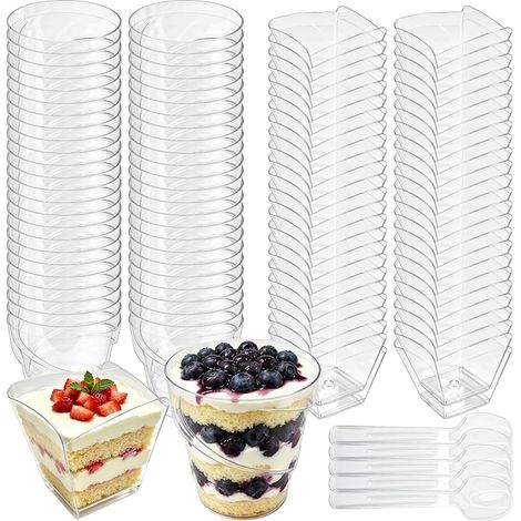 50 x Plastik-Snackgläser (1/5)