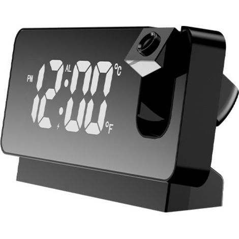 Mirror projection alarm clock with alarm setting and integrated weather indicator (black light). Tommoy01 (1/5)
