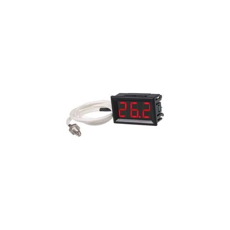 – Thermomètre digital industriel type K – Plage de -30 à 800 ℃ – Précision ± 0,3 ℃ – Affichage LED – Sonde filet M6 - XH-B310 (1/5)
