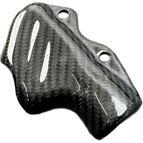 Cache de pompe de frein arrière en fibre de carbone pour moto (1/5)