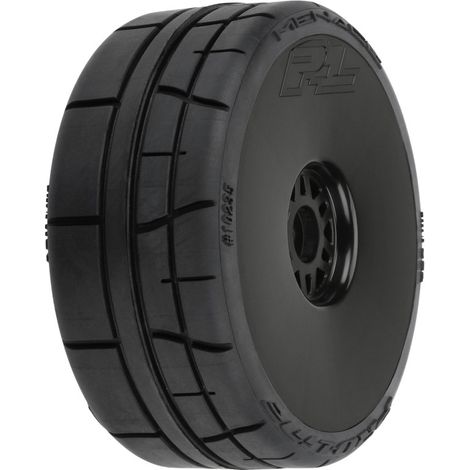 Pro-Line Racing 1/8 Menace HP BELTED Speed Run F/R Tires Mounted 17mm Black (2)