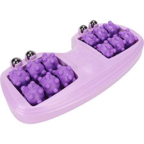 Rouleau de Massage des Pieds Magnétique avec Billes, Stimulation Circulatoire, Accessoire de Bien-être à Domicile Violet (1/5)
