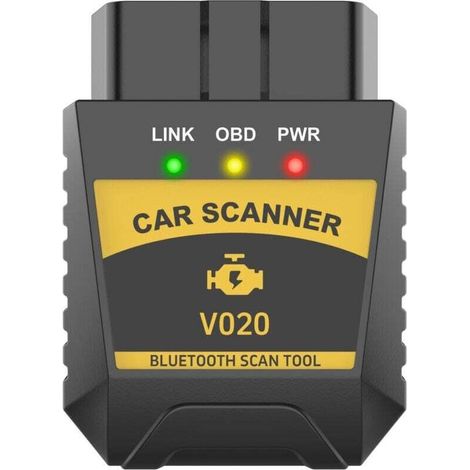 OBD2 Diagnostic Voiture, OBD2 Bluetooth Scanner Auto Diagnostic, Valise Diagnostic Auto Multimarque, Interroger 3000 Code Base de Données,Lecteur de Code OBDII pour Système Android/iOS (1/4)