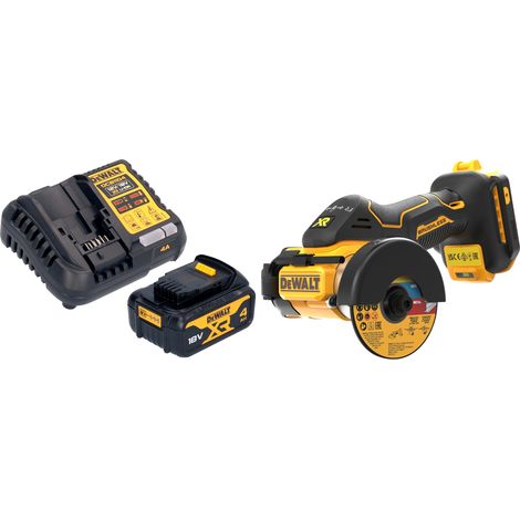 DeWalt DCS 438 M1 Scie multifonction sans fil 18 V 76 mm Brushless + 1 batterie 4,0 Ah + chargeur