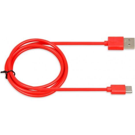 CÂBLE I-BOX USB 2.0 TYPE C, 2A 1M ROUGE (1/3)