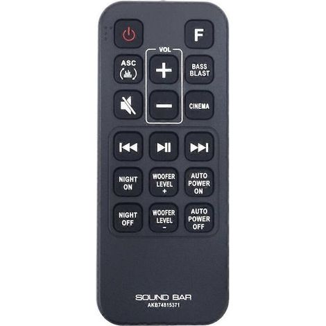 Télécommande AKB74815371 pour barre de son LG SJ3 SJ4 SK3D SK4D SL3D SPH4B W