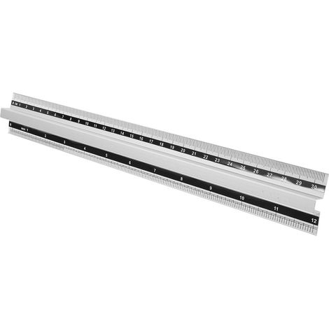Règle en aluminium DOITOOL de 30,5 cm (12 pouces) avec poignée (1/5)