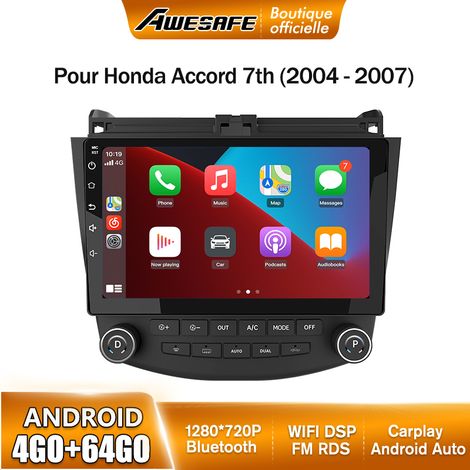 AWESAFE Autoradio Android 13 pour Honda Accord (2003-2007) 4Go+64Go 9'' Écran avec Carplay GPS WiFi Bluetooth Android Auto (1/5)
