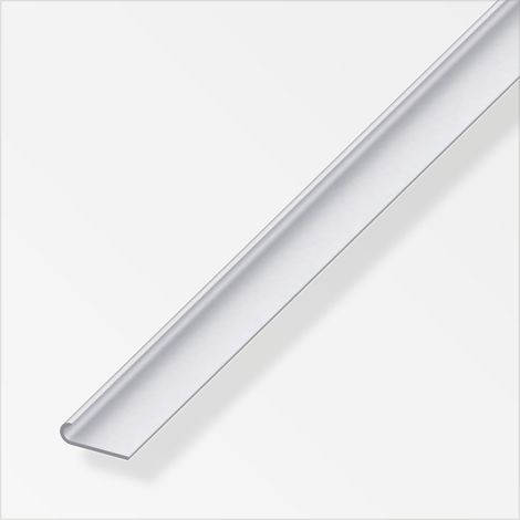 alfer Kantenschutzprofil Aluminium 1 m x 18 mm silber