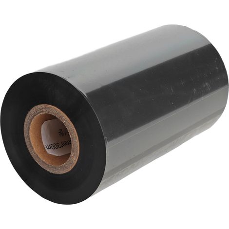 Ruban de transfert thermique premium pour imprimante d'étiquettes cire, rouleau de résine adhésive 110 mm x 300 mètres (1/5)
