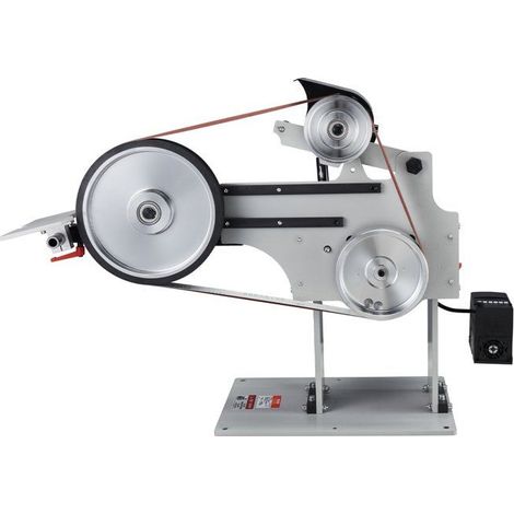 Ponceuse à bande à vitesse variable - Affûteuse de couteaux - 1500 W - VFD - 3 moules de meulage (1/5)