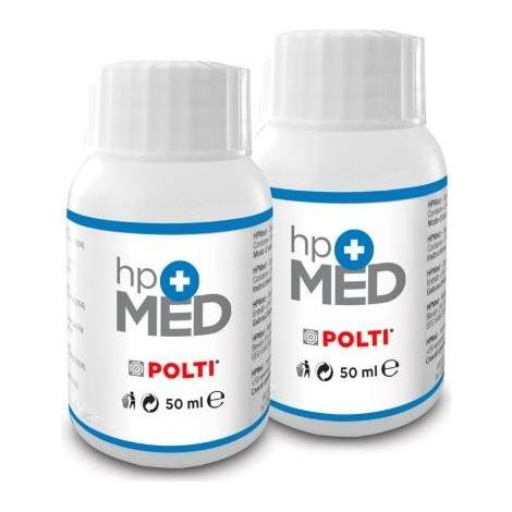 Polti - confezione 2 flaconi detergente hpmed per sani system - paeu0244 - 8007411803093