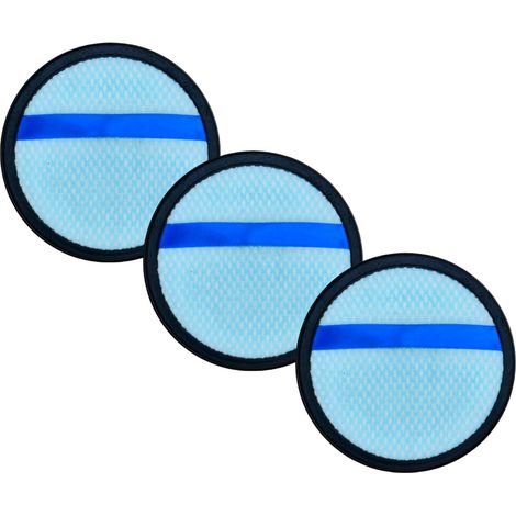 3 Filter geeignet für Philips PowerPro Aqua Duo Ersatzfilter Philips FC6400 FC6402 FC6405 FC6408 FC6409 FC6166 Ersatzteile CP9985/01 washable (1/5)